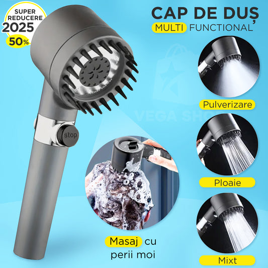 Cap de Duș Multifuncțional cu Masaj