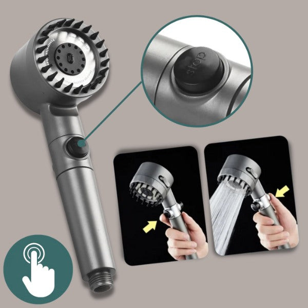 Cap de Duș Multifuncțional cu Masaj